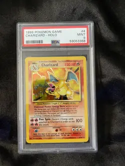 1999 Pokemon BASE SET HOLO CHARIZARD #4 PSA 9 MINT 🔥🔥🔥 - Image 1