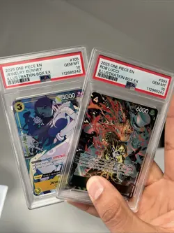 2025 ONE PIECE SEQUENTIAL SET BONNEY AND LUCCI PSA 10 ILLUSTRATION BOX EX SET - Image 2