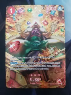Buggy OP03-008 Alt Art SP Wings of the Captain One Piece Card TCG English - Image 1