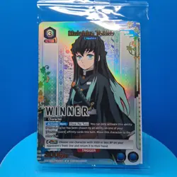 Sealed Muichiro Tokito (Winner) - Union Arena Promotion Card Demon Slayer - Image 1