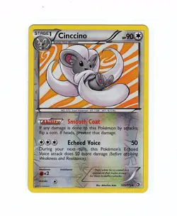 Cinccino 105/113 Legendary Treasures Reverse Holo Rare - Pokemon Card - Image 1