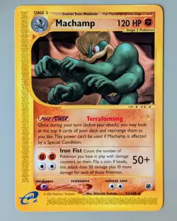 Machamp - Expedition 51/165 Rare - Near Mint - Vintage Pokemon TCG - Image 1