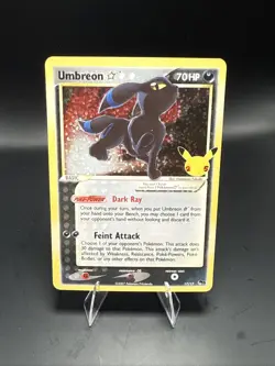 Pokemon Umbreon Gold Star 17/17 Celebrations: Classic Collection Holo A - Image 3