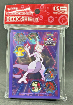 Limited Official Deck Shield Pokemon Mewtwo Master Ball League 2025 Sleeve - Image 1