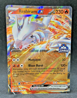 Pokemon TCG INDONESIA Reshiram EX Winner Great Ball League Promo 2025 040/M-P - Image 1