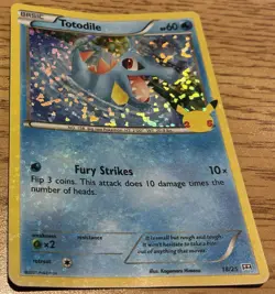 Pokemon TCG Mcdonalds 2021 Totodile 18/25 Holo Promo - Image 1