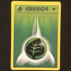 Grass Energy 129/132 1st Edition | Gym Challenge 2000 | Pokemon TCG WOTC | NM - Image 1