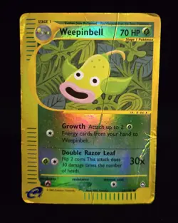 Pokemon TCG - WEEPINBELL - 65/147 - REVERSE HOLO - AQUAPOLIS (2003) - HP/DMG - Image 1