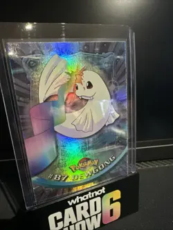 Rainbow Foil Topps Pokemon 87 Dewgong Blue Label NM - Image 1