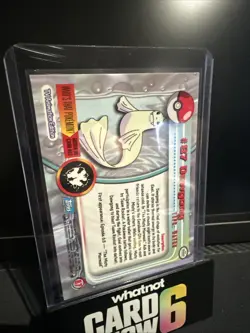 Rainbow Foil Topps Pokemon 87 Dewgong Blue Label NM - Image 2
