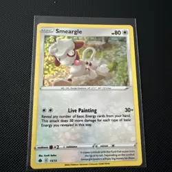 Pokemon TCG Smeargle 15/15 McDonalds Promo 2022 Holo Lightly Played Condition - Image 1