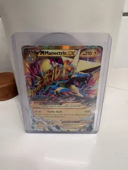 Pokemon M Manectric Ex Mega Full Art Holo Ultra Rare XY Phantom Forces 24/119 - Image 1
