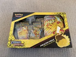 Crown Zenith Pikachu VMAX Special Collection Box - Pokemon TCG - New & Sealed 820650851889 - Image 1