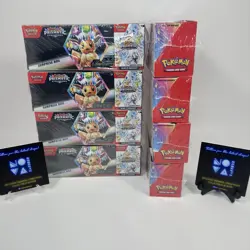 Pokemon Prismatic Evolutions Surprise Box & Booster Bundle Sam’s Club Lot Of 8 - Image 2
