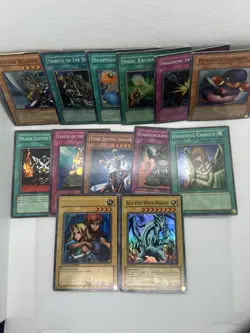 Yu-Gi-Oh TCG Card Lot Of 200+ Rares Holos Foils Duplicates Limiteds 1sts 1996 - Image 1