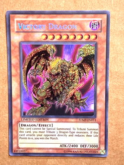yugioh Victory Dragon JUMP-EN011 Secret Rare Limited Edition P M - Image 1