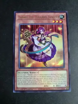 Sanaki the Mikanko Devotee MZMU-EN017 Ultra Rare Yugioh Maze of Muertos - Image 1