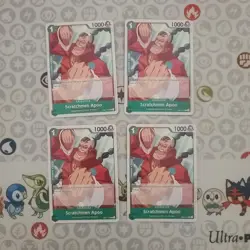 Scratchmen Apoo Playset - EB01-015 x4 - Starter Deck 24 Reprint - One Piece TCG - Image 1