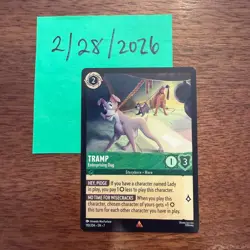 Disney Lorcana Tramp Enterprising Dog 110/204 - Archazia's Island - Image 1