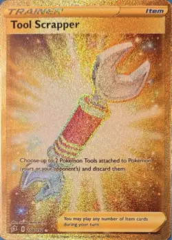 Tool Scrapper 208/192 Rebel Clash Full Art Gold Secret Rare Pokemon Card - Image 1