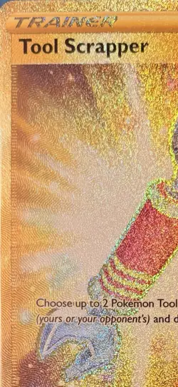 Tool Scrapper 208/192 Rebel Clash Full Art Gold Secret Rare Pokemon Card - Image 3