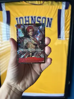 One Piece TCG - Shanks OP09-004 Regional Top 8 Prize Card - English - Image 1