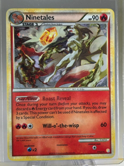Ninetales Holo 7/123 - Heart Gold & Soul Silver - Pokemon Card - NM- Holo - 2010 - Image 1