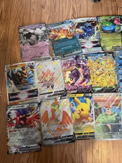 Pokemon *JUMBO* 24 Card LOT - Oversized Cards - PIKACHU/BLASTOISE - Binder Incl - Image 2