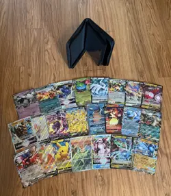 Pokemon *JUMBO* 24 Card LOT - Oversized Cards - PIKACHU/BLASTOISE - Binder Incl - Image 4