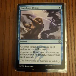 Stubborn Denial X1 - NM/M- Khans of Tarkir MTG Magic The Gathering Card English - Image 1