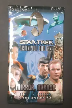 Star Trek CCG Trading Cards Mirror Mirror One Booster Pack 11 Cards SEALED - Image 1