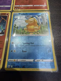 Pokemon TCG Charizard Mewtwo Vulpix Psyduck Reverse Holo Symbol Cards - Image 4