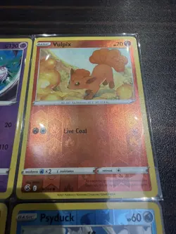 Pokemon TCG Charizard Mewtwo Vulpix Psyduck Reverse Holo Symbol Cards - Image 5