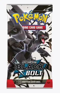 Pokemon SV Black Bolt Booster Pack - 10 Cards / Pack - SEALED - Image 1