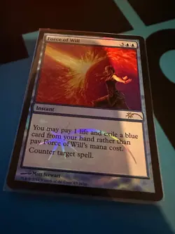 MTG — Force of Will — Judge Promo — EX - Image 1