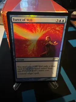 MTG — Force of Will — Judge Promo — EX - Image 4