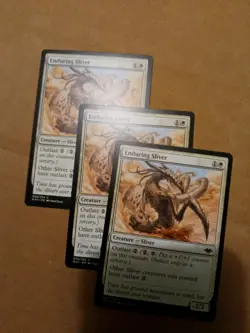 MTG Enduring Sliver x3 Modern Horizons white common - Image 1