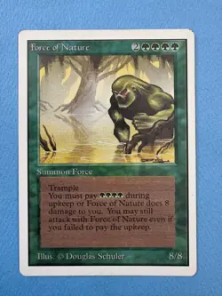 MTG Unlimited Edition, Force of Nature! 1993 Vintage Magic! - Image 1
