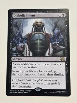MTG Diabolic Intent #089 The Brothers' War Regular Mint - Image 1