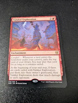 1 Valakut Exploration, Zendikar Rising Rare #175 LP Lightly Played Magic MTG - Image 1