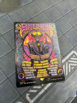 Sauron, the Dark Lord (Borderless Poster) Universes Beyond MTG Near Mint - Image 1