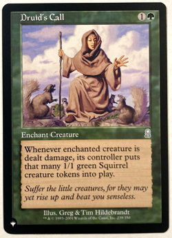 MTG Druid's Call The List - Odyssey 239/350 NM - Image 1