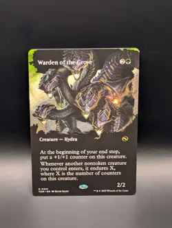 MTG - Warden of the Grove - BORDERLESS - Creature (Hydra) - TDM #351 - Rare - Image 1