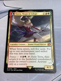 MTG Terra, Magical Adept English Final Fantasy FIN NM M0245 - Image 1