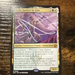Magic: The Gathering Calix, Guided by Fate Legendary Enchantment Creature White… - Image 1