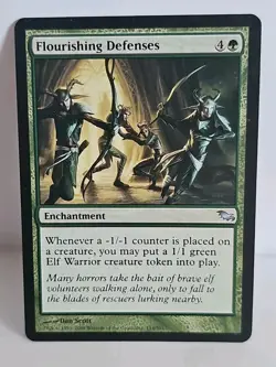 Mtg 🔮 Flourishing Defenses 🔮 Shadowmoor Regular MT/NM Magic The Gathering - Image 1