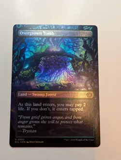 MTG - Overgrown Tomb - ECL - R - Borderless Foil - 350 - Image 1