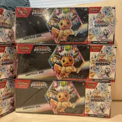 Pokemon Prismatic Evolutions Surprise Box & Booster Bundle X6 Sams Club - Image 2