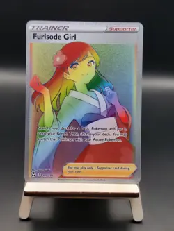Furisode Girl (Secret Rare) - 205/195 - Pokemon Sword & Shield: Silver Tempest - Image 1