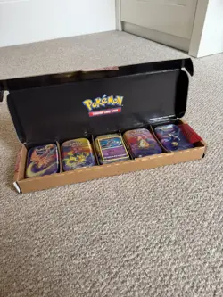 Pokemon TCG Kanto Power Mini Tins 5 Pack & Promos Bundle Amazon Exclusive - Image 1